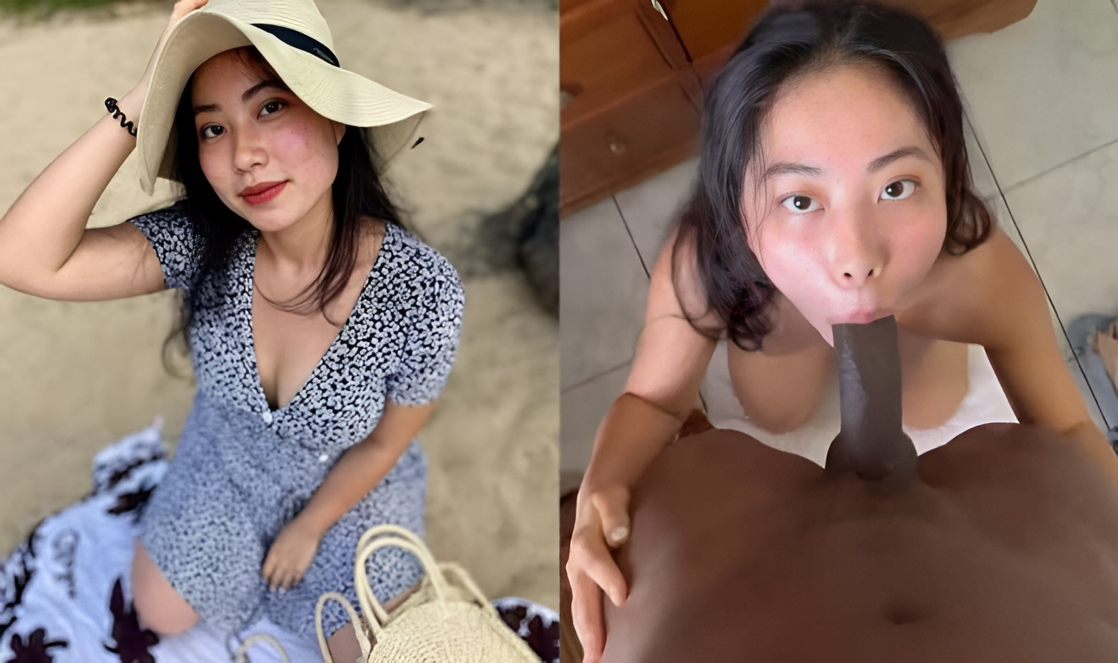 Nhi Nguyen y su novio negro tienen pollas enormes